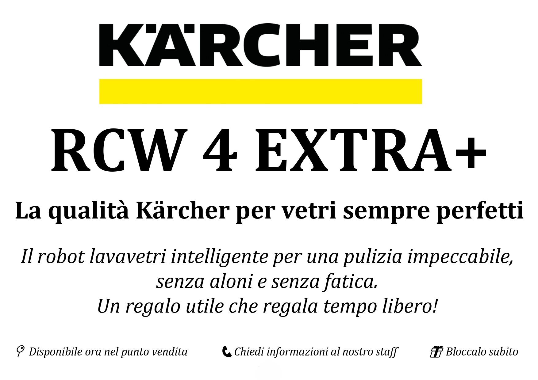 ROBOT LAVAVETRI KARCHER RCW 4 EXTRA +